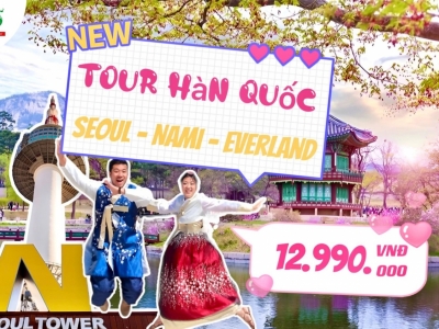 [Siêu khuyến mãi] Tour Hàn Quốc: Seoul - Nami - Everland bay thẳng từ Đà Nẵng