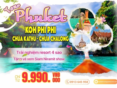 [TOUR HOT 2023] Tour Phuket Thái Lan 4 ngày bay thẳng giá rẻ 