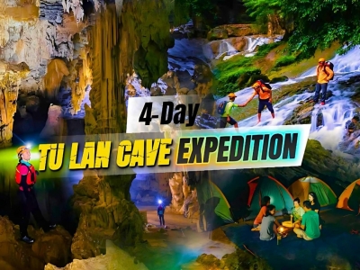 4-Day Tu Lan Cave Expedition – Explore Jungle & Caves in Quang Binh