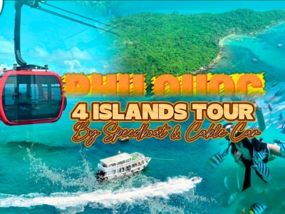 Phu Quoc Day Tour: 4 Islands by Speedboat & Hon Thom Cable Car
