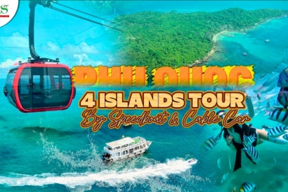 Phu Quoc Day Tour: 4 Islands by Speedboat & Hon Thom Cable Car