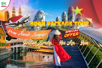 Golden Bridge, Hoi An, Hue: 5D4N Tour Direct Flight from Kuala Lumpur - Special Offer