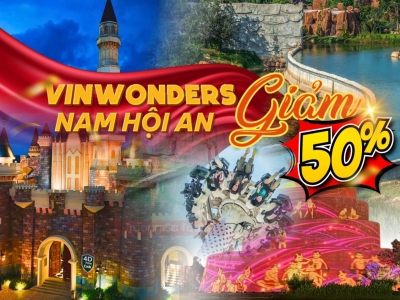 Đặt Vé VinWonders Nam Hội An 2025 – Giảm Đến 50%